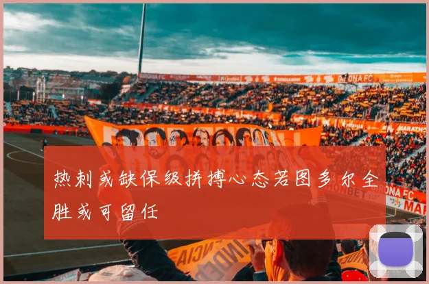 热刺或缺保级拼搏心态若图多尔全胜或可留任